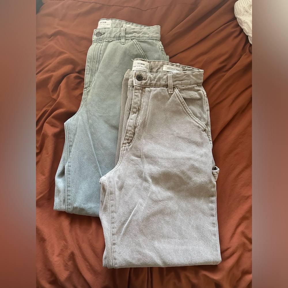 Cotton On (2x Pairs) Carpenter Straight Fit Denim Pants